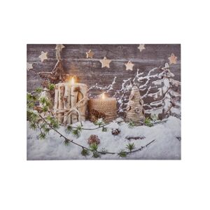 Blancheporte Obraz s LED žiarivkami, vianočný motív