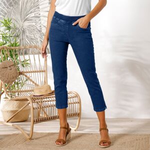 Blancheporte 3/4 džínsové nohavice s pružným pásom denim 48