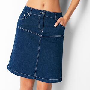 Blancheporte Rozšírená džínsová sukňa modrá 52