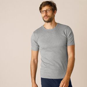 Blancheporte Spodné tričko s výstrihom, súprava 2 ks sivý melír 93/100 (L)