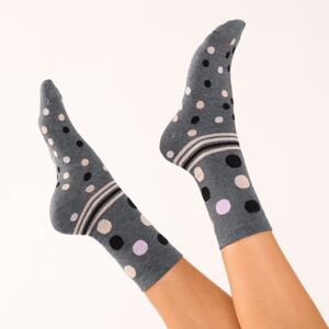 Blancheporte Jednofarebné a bodkované ponožky, 4 páry assort 39/42