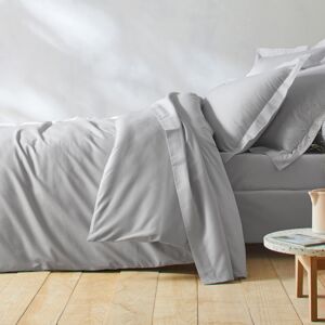 Blancheporte Jednofarebná posteľná bielizeň, zn. Colombine, bio bavlna sivá klasická plachta 240x310cm
