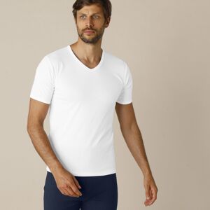Blancheporte Spodné tričko, výstrih do "V", súprava 2 ks biela 125/132 (4XL)