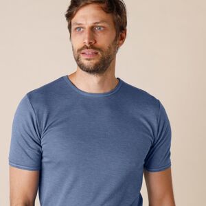 Blancheporte Spodné tričko s výstrihom, súprava 2 ks džínsová 125/132 (4XL)