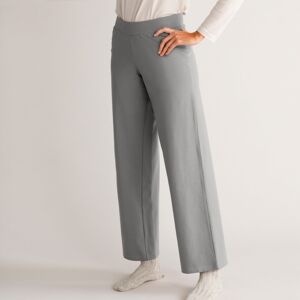 Blancheporte Široké nohavice z bio bavlny sivá 50