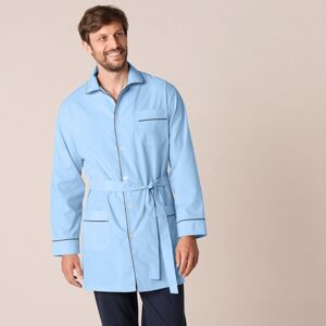 Blancheporte Pánska pyžamová košeľa na gombíky, popelín nebeská modrá 117/126 (XXL)