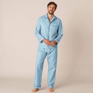 Blancheporte Klasické pyžamo, flanel modrá 87/96 (M)
