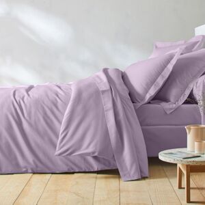 Blancheporte Jednofarebná posteľná bielizeň, zn. Colombine, bio bavlna purpurová napínacia plachta 90x190cm