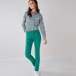 Blancheporte Tvarujúce nohavice s 5 vreckami smaragdová 38