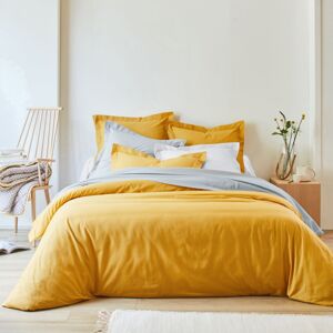 Blancheporte Jednofarebná posteľná súprava zn. Colombine z bavlny kari napínacia plachta 160x200cm