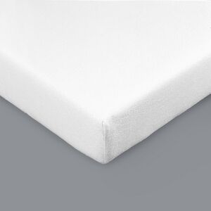 Blancheporte Froté ochrana na matrac z bio bavlny, nepriepustná biela 160x200cm