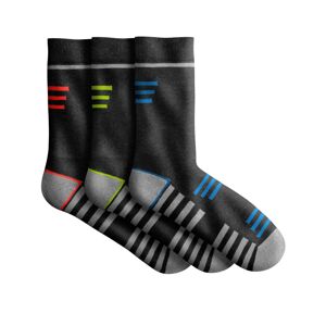 Blancheporte Športové ponožky, sada 3 páry čierna 43/46