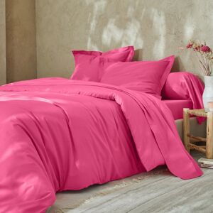 Blancheporte Jednofarebná posteľná bielizeň, zn. Colombine, bio bavlna ružová klasická plachta 240x310cm