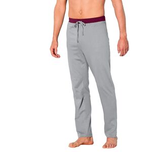 Blancheporte Súprava 2 rovných pyžamových nohavíc sivá+bordó 72/74