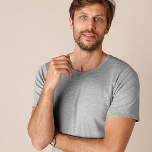 Blancheporte Súprava 2 termo triček s krátkými rukávmi sivý melír 125/132 (4XL)