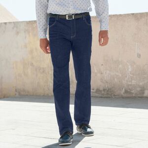 Blancheporte Extra pohodlné džínsy s pružným pásom, vnútorná dĺžka nohavíc 82 cm tmavomodrá 56