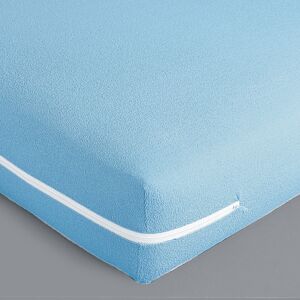 Blancheporte Pružný poťah na matrac, výška matraca 25 cm modrá 160x200cm