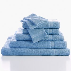 Blancheporte Kúpeľňová froté kolekcia zn. Colombine, štandardná kvalita 420g/m2 modrá džínsová 2x uteráky 50x100cm