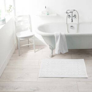 Blancheporte Kúpeľňová predložka s gréckym vzorom biela 50x70cm