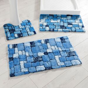 Blancheporte Kúpeľňová predložka, Mozaika modrá 60x100cm
