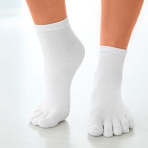 Blancheporte Ponožky s vytvarovanými prstami, 1 pár biela pánské