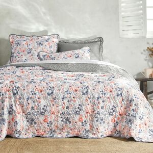 Blancheporte Prešívaný obojstranná prikrývka na posteľ z mikrovlákna ružová obliečka na vank. 65x65cm