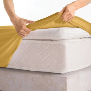 Blancheporte Jednofarebná napínacia posteľná plachta s hĺbkou rohov 40 cm kari 140x190cm
