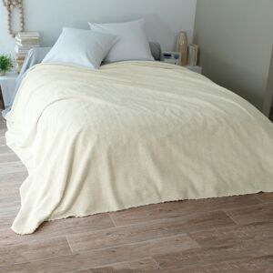 Blancheporte Jednofarebný taftový prikrývka na posteľ, kvalita luxus ražná 220x250cm