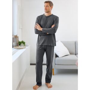 Blancheporte Pyžamo s tuniským výstrihom, jednofarebné antracitová 107/116 (XL)