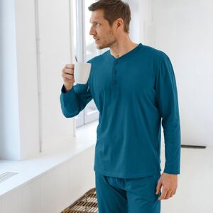 Blancheporte Pyžamo s tuniským výstrihom, jednofarebné modrá 77/86 (S)