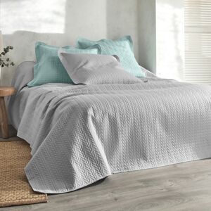 Blancheporte Prešívaná prikrývka na posteľ s geometrickým vzorom, mikrovlákno perlovosivá prehoz 180x220cm