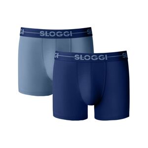 Blancheporte Súprava 2 krátkych boxeriek "Go" nám.modrá+modrá XL