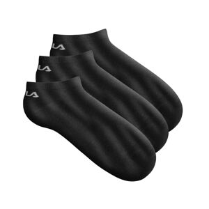 Blancheporte Súprava 3 párov diskrétnych ponožiek čierna 35/38