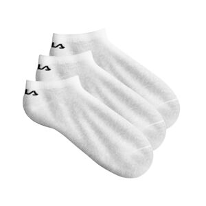 Blancheporte Súprava 3 párov diskrétnych ponožiek biela 35/38