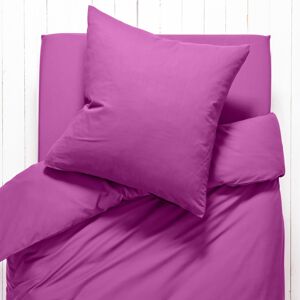 Blancheporte Detská jednofarebná posteľná bielizeň, bavlna indianská ružová obliečka na prikrývku140x200cm