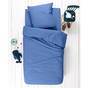 Blancheporte Detská jednofarebná posteľná bielizeň, bavlna modrý oceán obliečka na prikrývku140x200cm