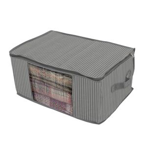 Blancheporte Úložný box na prikrývku sivá súpr. 2ks,50x35cm