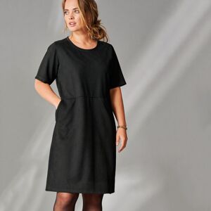 Blancheporte Krátke šaty s krátkymi rukávmi čierna 50