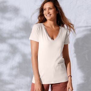 Blancheporte Bavlnené tričko s integrovanou podprsenkou ražná 50