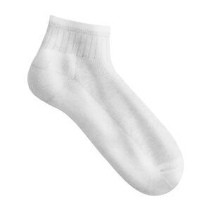 Blancheporte Súprava 5 párov nízkych športových ponožiek biela 39/42
