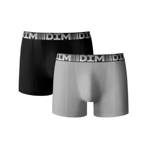 Blancheporte Súprava 2 predĺžených boxeriek 3D Flex Air čierna+sivá XL