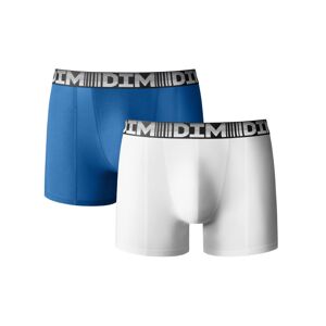 Blancheporte Súprava 2 predĺžených boxeriek 3D Flex Air modrá+biela XXL