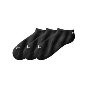 Blancheporte Súprava 3 párov nízkych ponožiek čierna 43/46