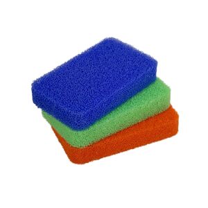 Blancheporte Súprava 3 silikónových hubiek modrá/zelená/červená súpr. 3ks