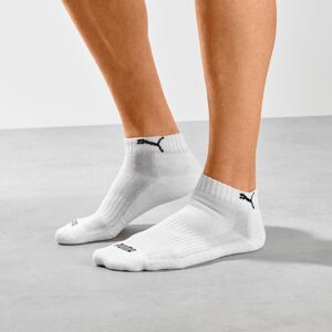 Blancheporte Súprava 3 párov 3/4 nízkych ponožiek biela 39/42