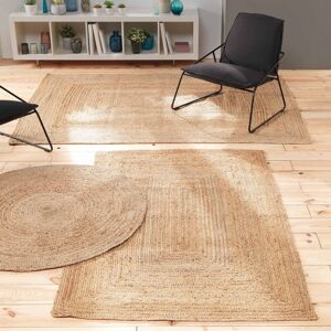 Blancheporte Obdĺžnikový jutový koberec béžová 120x180cm