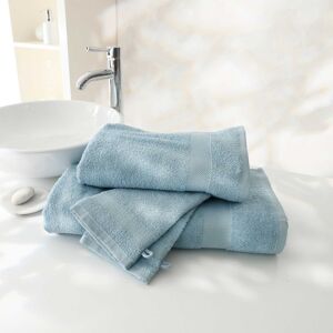 Blancheporte Froté súprava kúpeľňového textilu 350 g/m2 modrá 2 uteráky 50x100cm