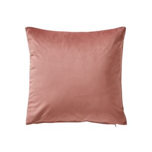 Blancheporte Súprava 2 jednofarebných povlakov na vankúš, zamat ružová pudrová 35x60cm