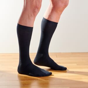 Blancheporte Súprava 2 párov zdravotných ponožiek antracitová 43/46