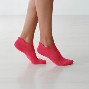 Blancheporte Súprava 4 párov nízkych športových ponožiek sivá/ružová 39/42
